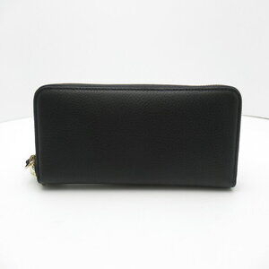Chloe Round Wallet Leather Long Black